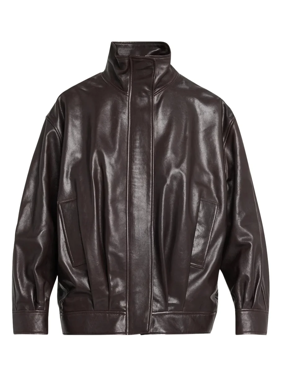 ARMA Paula Oversized Leather Jacket