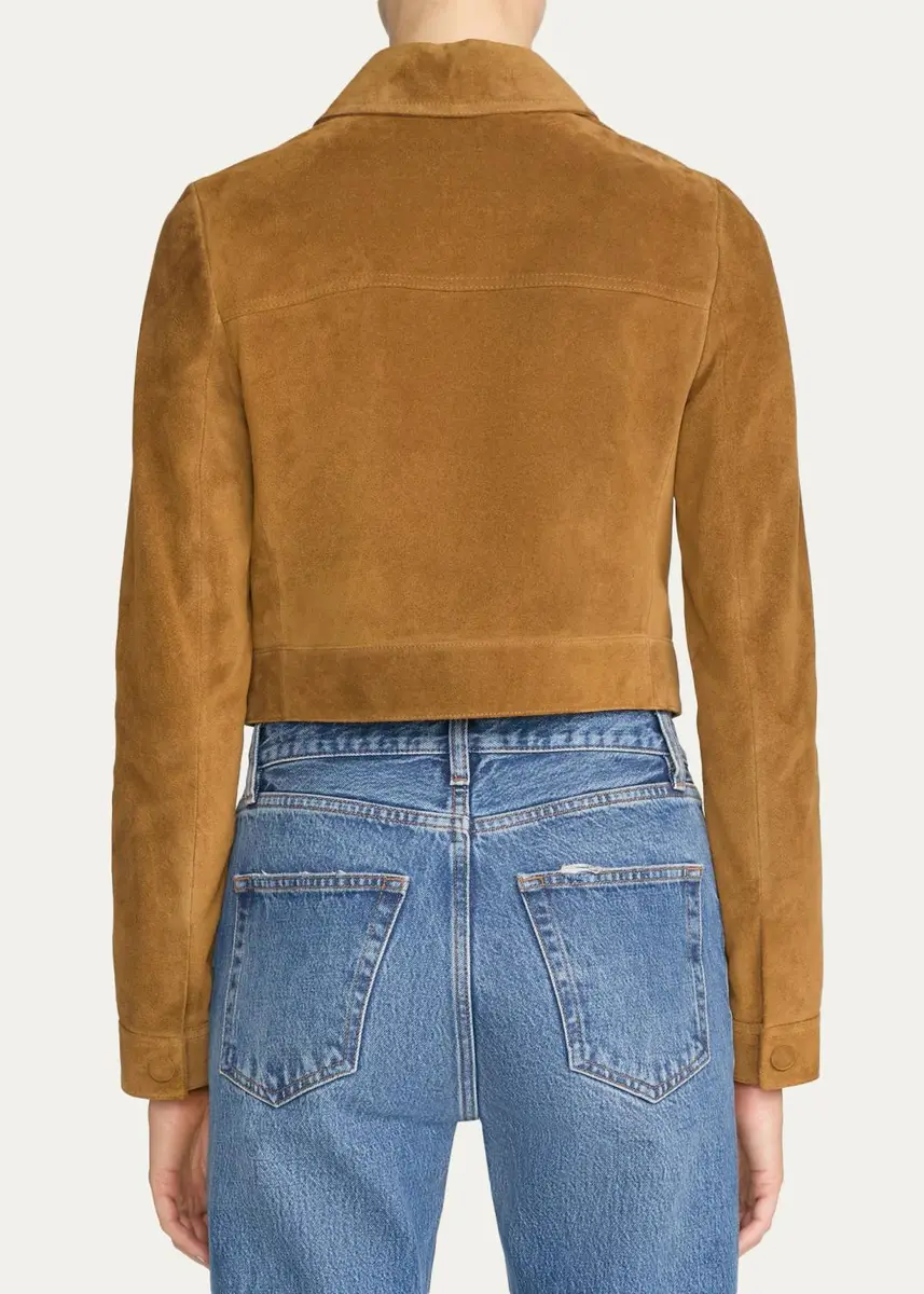 Frame The Suede Small Jacket | Thumbnail 3