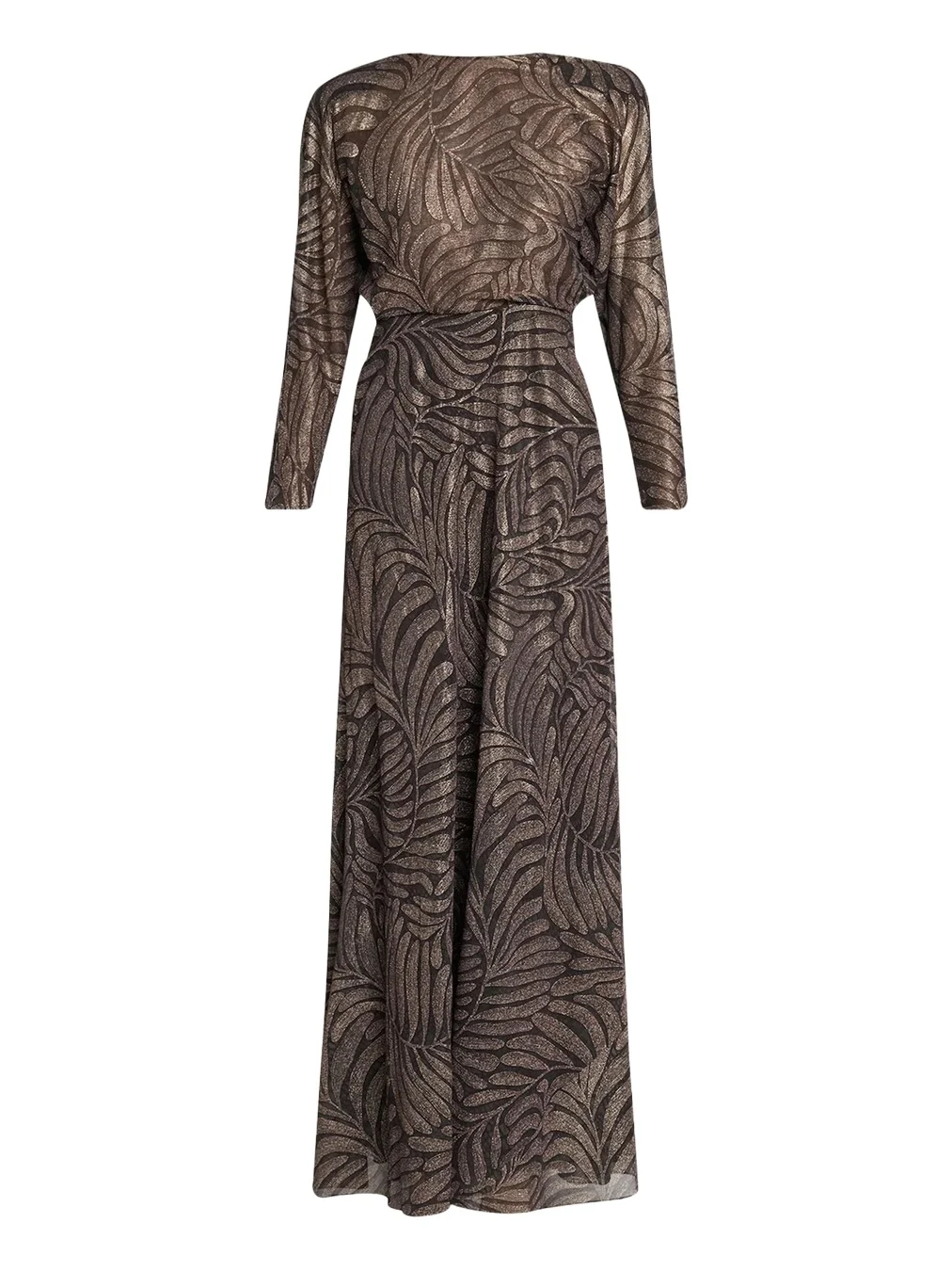 Shannen Foiled Chiffon Evening Dress Shannen Foiled Chiffon Evening Dress