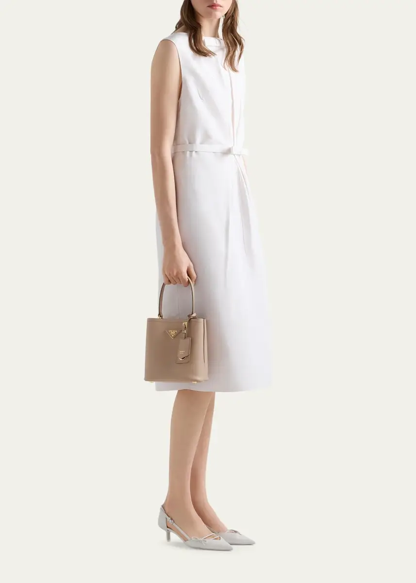 Prada Panier Saffiano Leather Top-Handle Bag | Thumbnail 9 Prada Panier Saffiano Leather Top-Handle Bag | Thumbnail 9