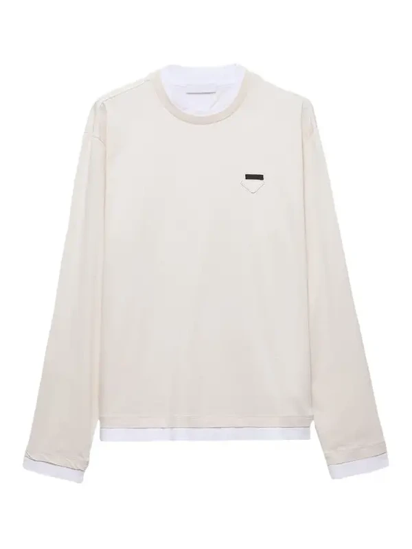 Men's Jersey Long-Sleeve Crewneck T-Shirt