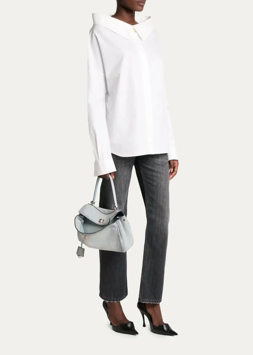 Balenciaga Rodeo Small Suede Top-Handle Bag | Thumbnail 5 Balenciaga Rodeo Small Suede Top-Handle Bag | Thumbnail 5