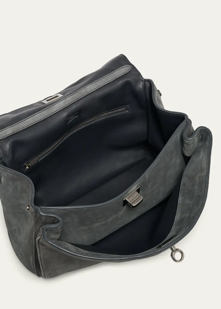 Balenciaga Rodeo Small Suede Top-Handle Bag | Thumbnail 7 Balenciaga Rodeo Small Suede Top-Handle Bag | Thumbnail 7