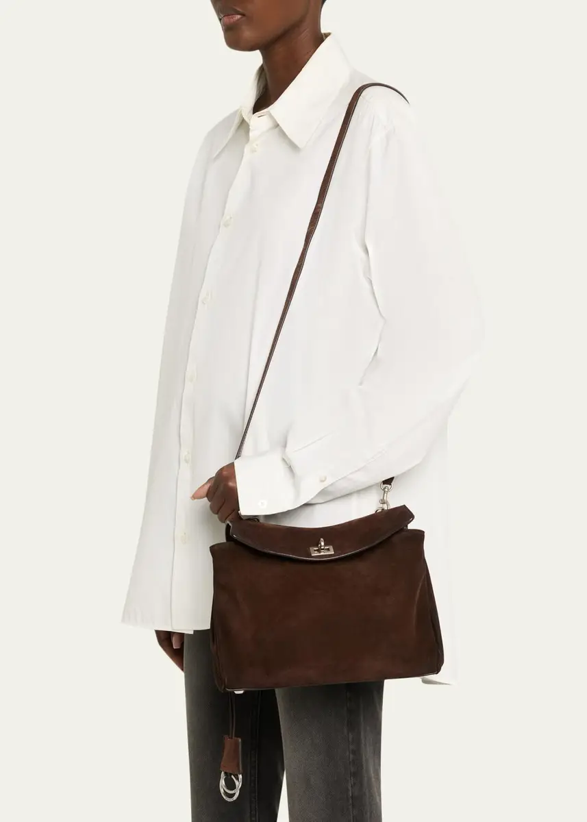 Balenciaga Rodeo Small Suede Top-Handle Bag | Thumbnail 8 Balenciaga Rodeo Small Suede Top-Handle Bag | Thumbnail 8