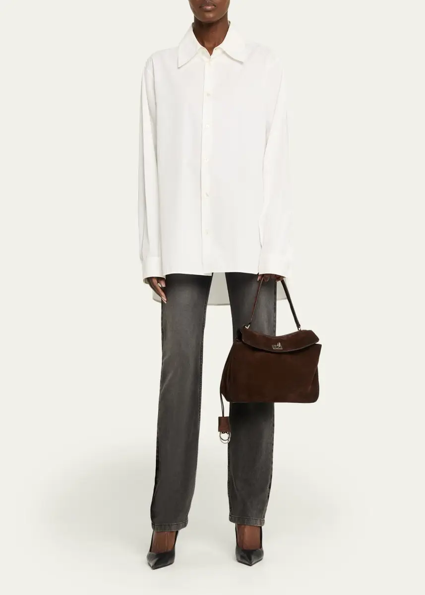 Balenciaga Rodeo Small Suede Top-Handle Bag | Thumbnail 9 Balenciaga Rodeo Small Suede Top-Handle Bag | Thumbnail 9