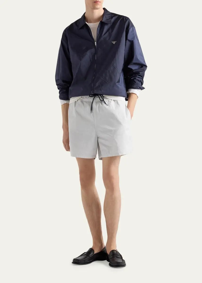 Prada Men's Re-Nylon Blouson Jacket | Thumbnail 2 Prada Men's Re-Nylon Blouson Jacket | Thumbnail 2