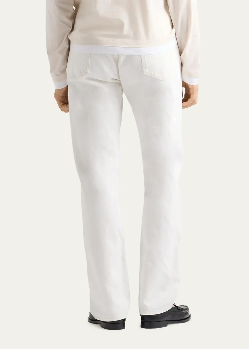 The Row Men's Denim Straight Leg Five-Pocket Pants | Thumbnail 3 The Row Men's Denim Straight Leg Five-Pocket Pants | Thumbnail 3