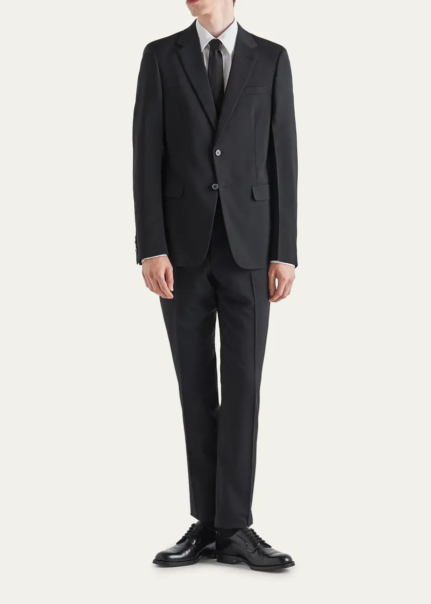 Prada Men's Tela Mohair Suit | Thumbnail 2 Prada Men's Tela Mohair Suit | Thumbnail 2