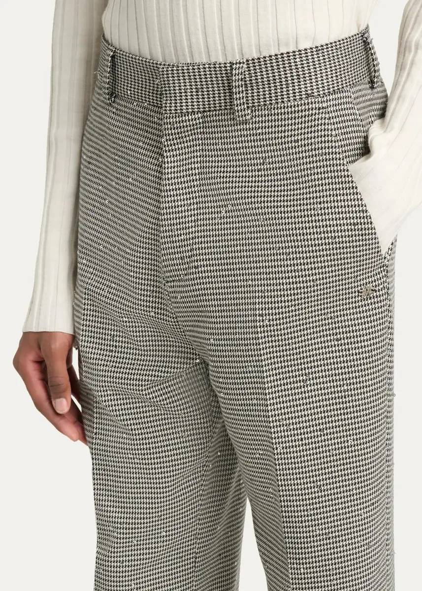 AMIRI Men's MA Fit Houndstooth Sequin Trousers | Thumbnail 5