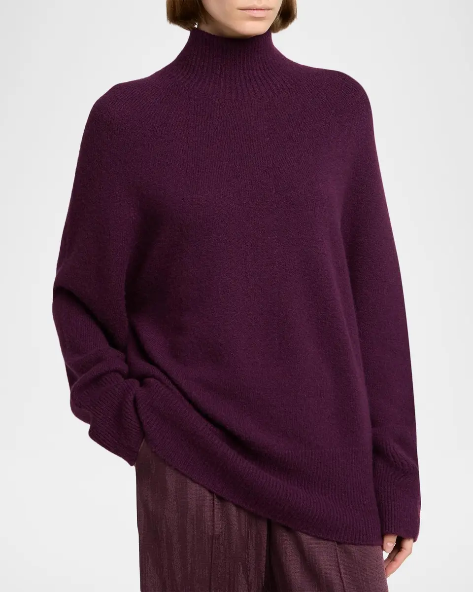 Giorgio Armani Long Cashmere Turtleneck Sweater | Thumbnail 4 Giorgio Armani Long Cashmere Turtleneck Sweater | Thumbnail 4