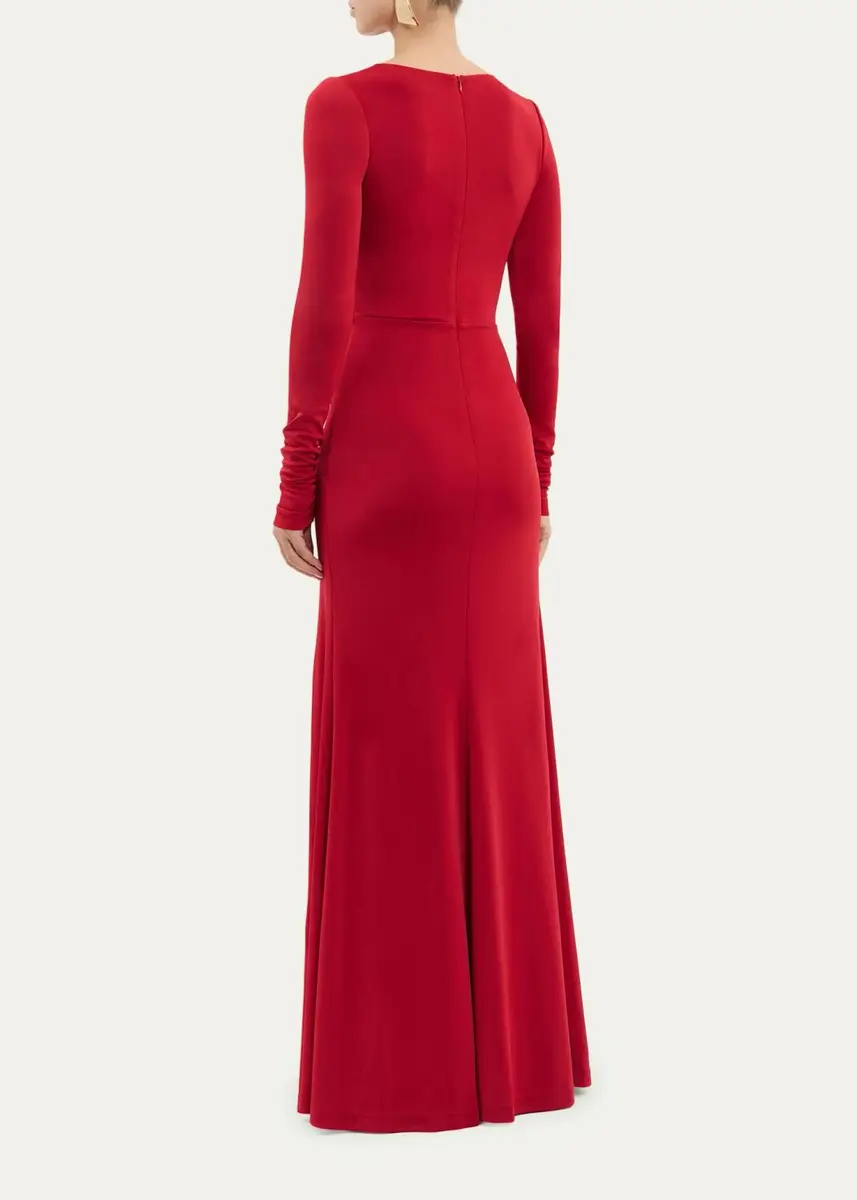 Rebecca Vallance Draped Jersey Maxi Dress | Thumbnail 3 Rebecca Vallance Draped Jersey Maxi Dress | Thumbnail 3
