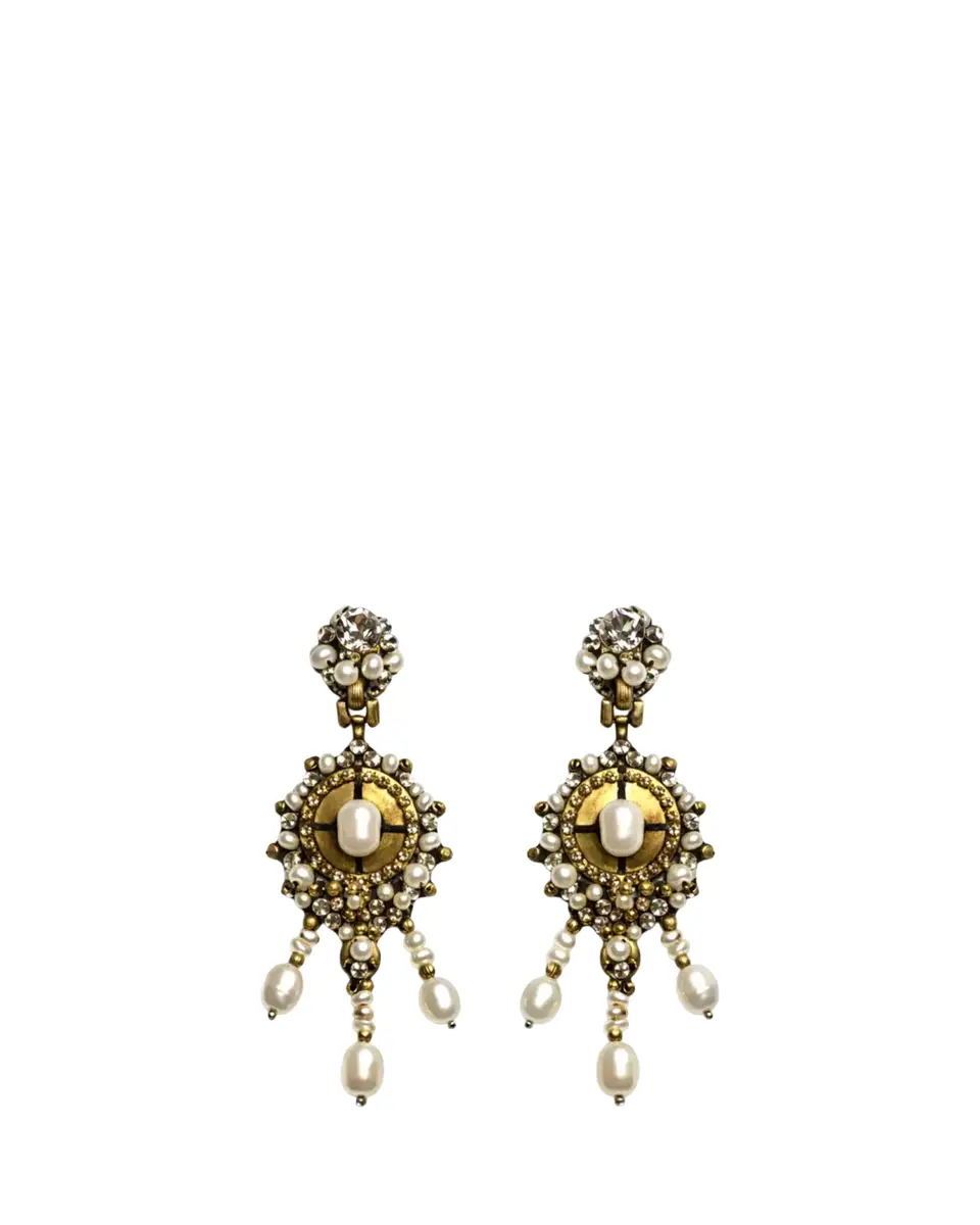 RANJANA KHAN Novalie Pearl Clip-On Earrings | Thumbnail 2 RANJANA KHAN Novalie Pearl Clip-On Earrings | Thumbnail 2
