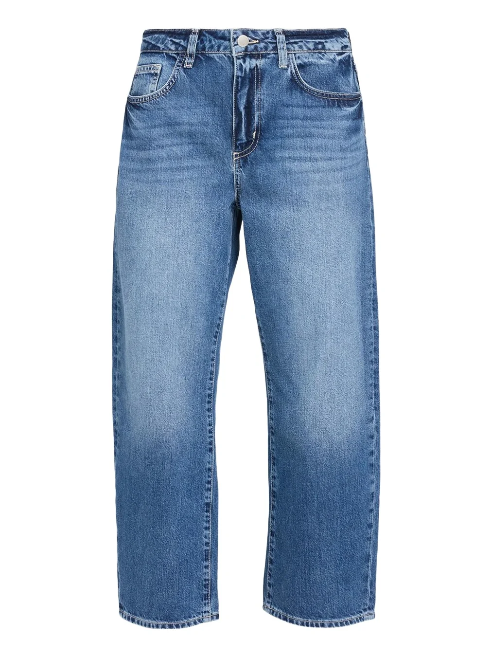 Mallis Cropped Straight Jeans