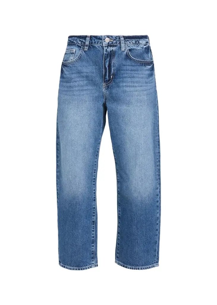 L'Agence Mallis Cropped Straight Jeans