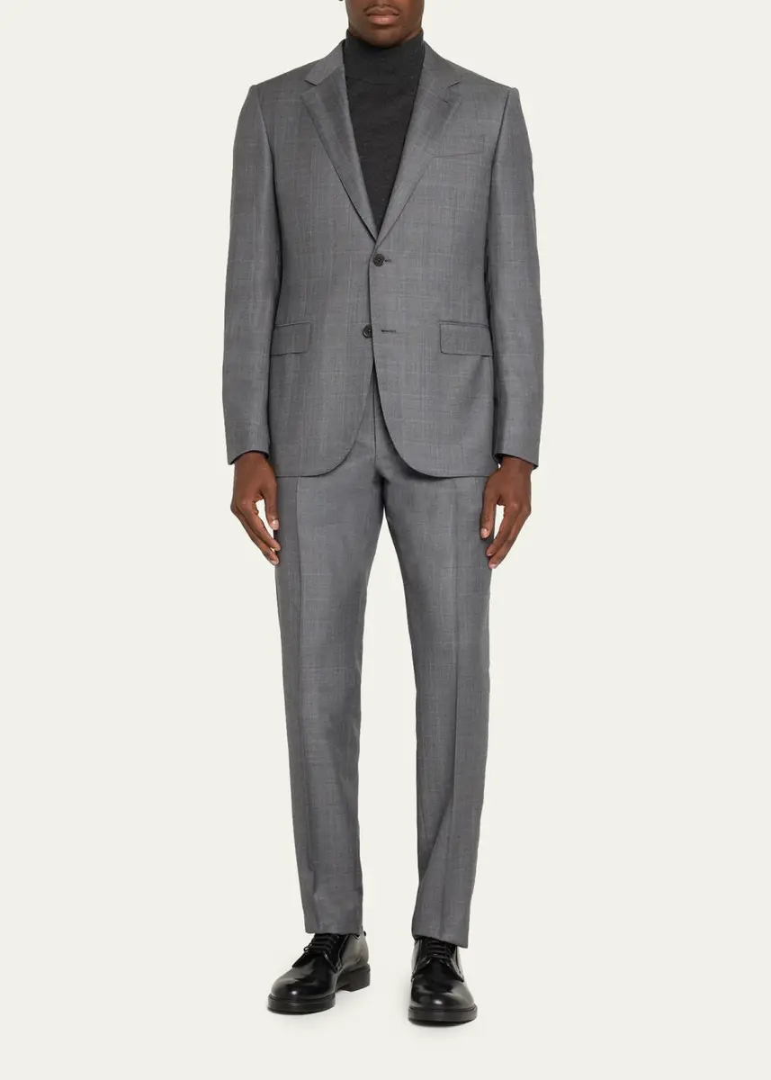 Zegna Men's Trofeo Wool Suit | Thumbnail 2