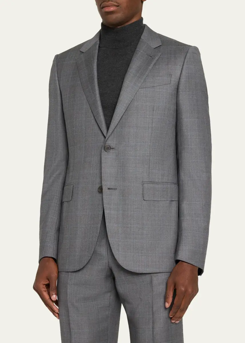 Zegna Men's Trofeo Wool Suit | Thumbnail 4