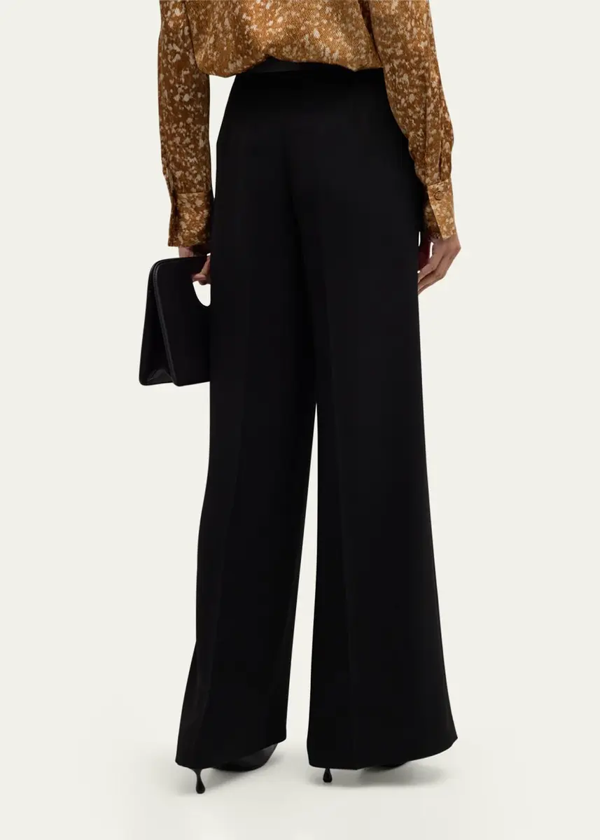Lafayette 148 New York Thames Wide-Leg Crepe Pants | Thumbnail 3 Lafayette 148 New York Thames Wide-Leg Crepe Pants | Thumbnail 3
