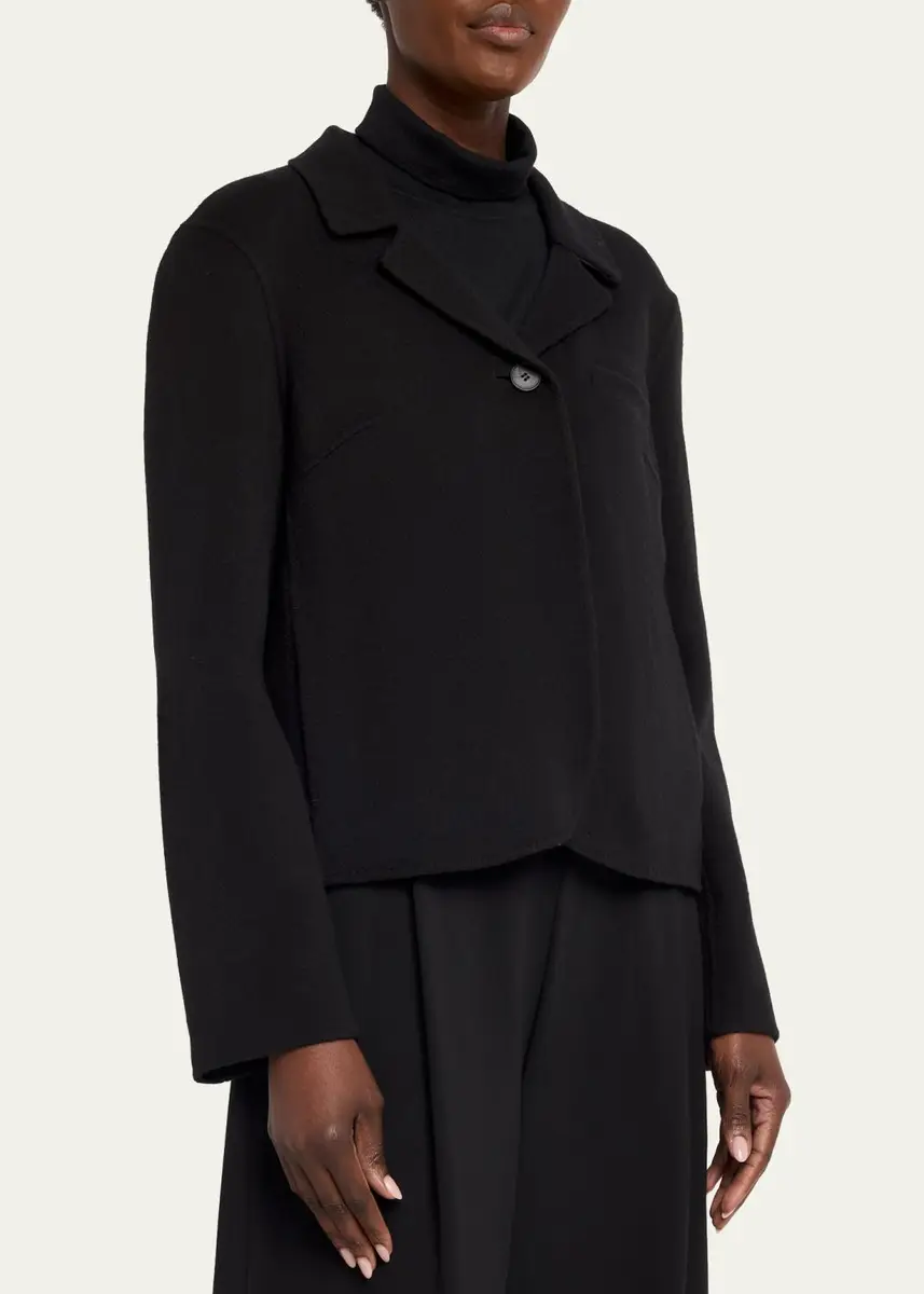 Lafayette 148 New York Boxy Wool-Cashmere Blazer | Thumbnail 4 Lafayette 148 New York Boxy Wool-Cashmere Blazer | Thumbnail 4