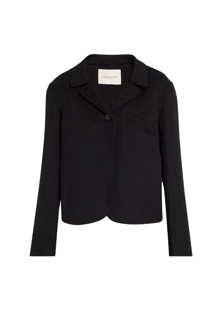 Lafayette 148 New York Boxy Wool-Cashmere Blazer