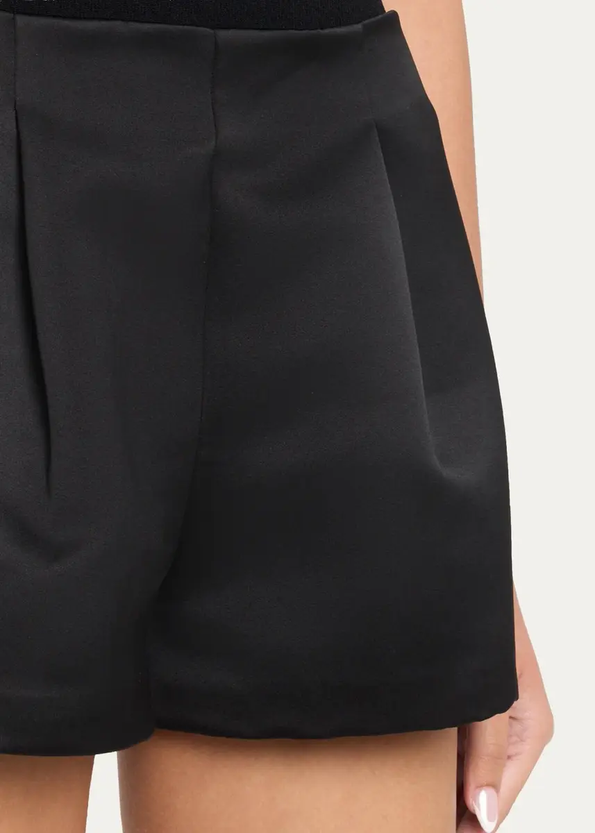 Ulla Johnson Isa High-Rise Satin Shorts | Thumbnail 5 Ulla Johnson Isa High-Rise Satin Shorts | Thumbnail 5