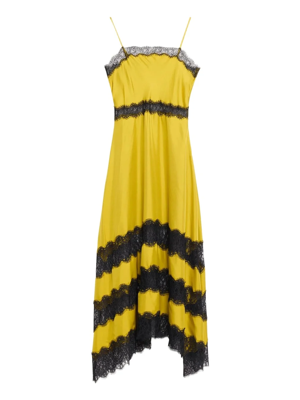 Coco Lace-Trimmed Silk Dress Coco Lace-Trimmed Silk Dress