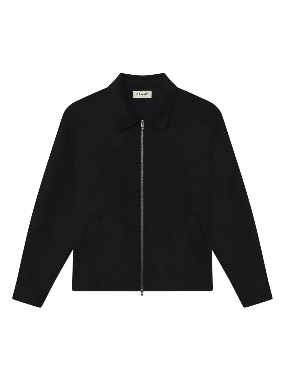 Men's Double-Faced Wool Full-Zip Overshirt Men's Double-Faced Wool Full-Zip Overshirt