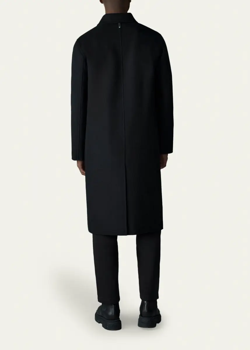 Mackage Men's Beckett Handmade Wool Overcoat | Thumbnail 3 Mackage Men's Beckett Handmade Wool Overcoat | Thumbnail 3