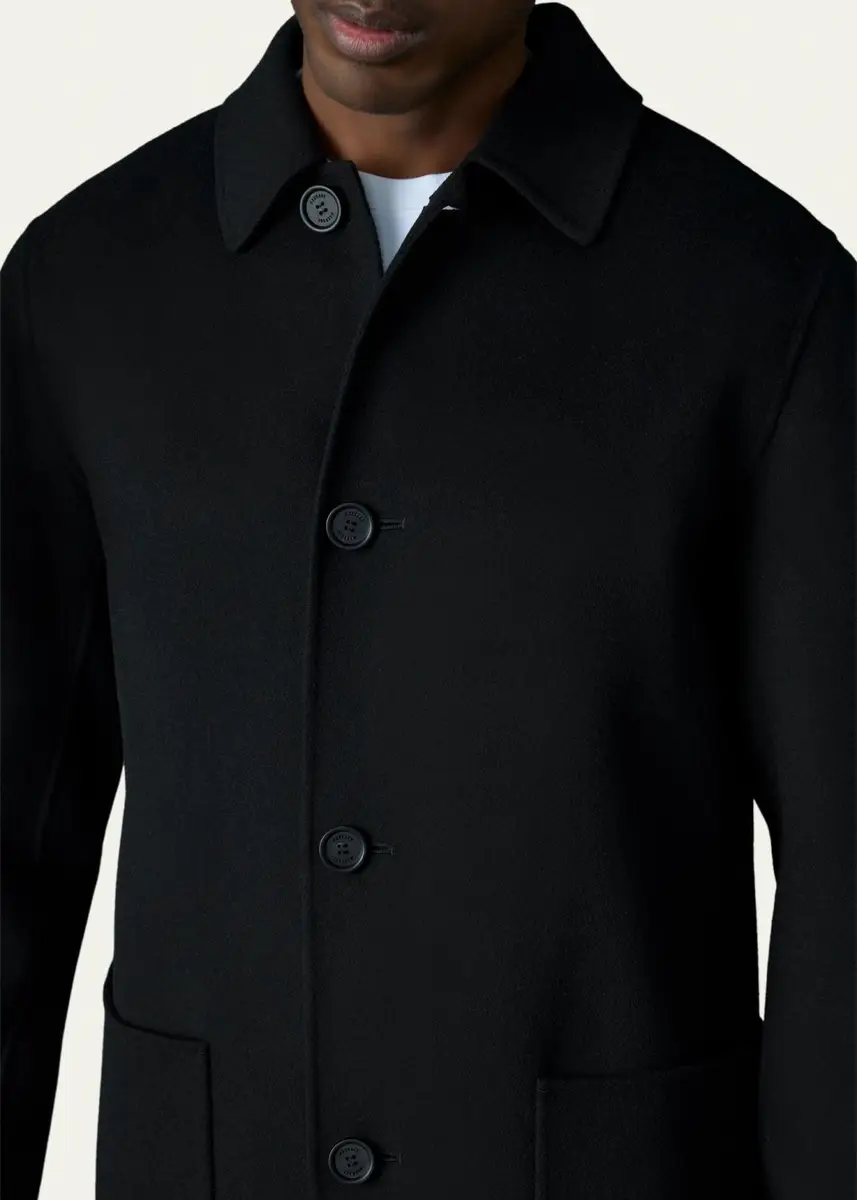 Mackage Men's Beckett Handmade Wool Overcoat | Thumbnail 5 Mackage Men's Beckett Handmade Wool Overcoat | Thumbnail 5