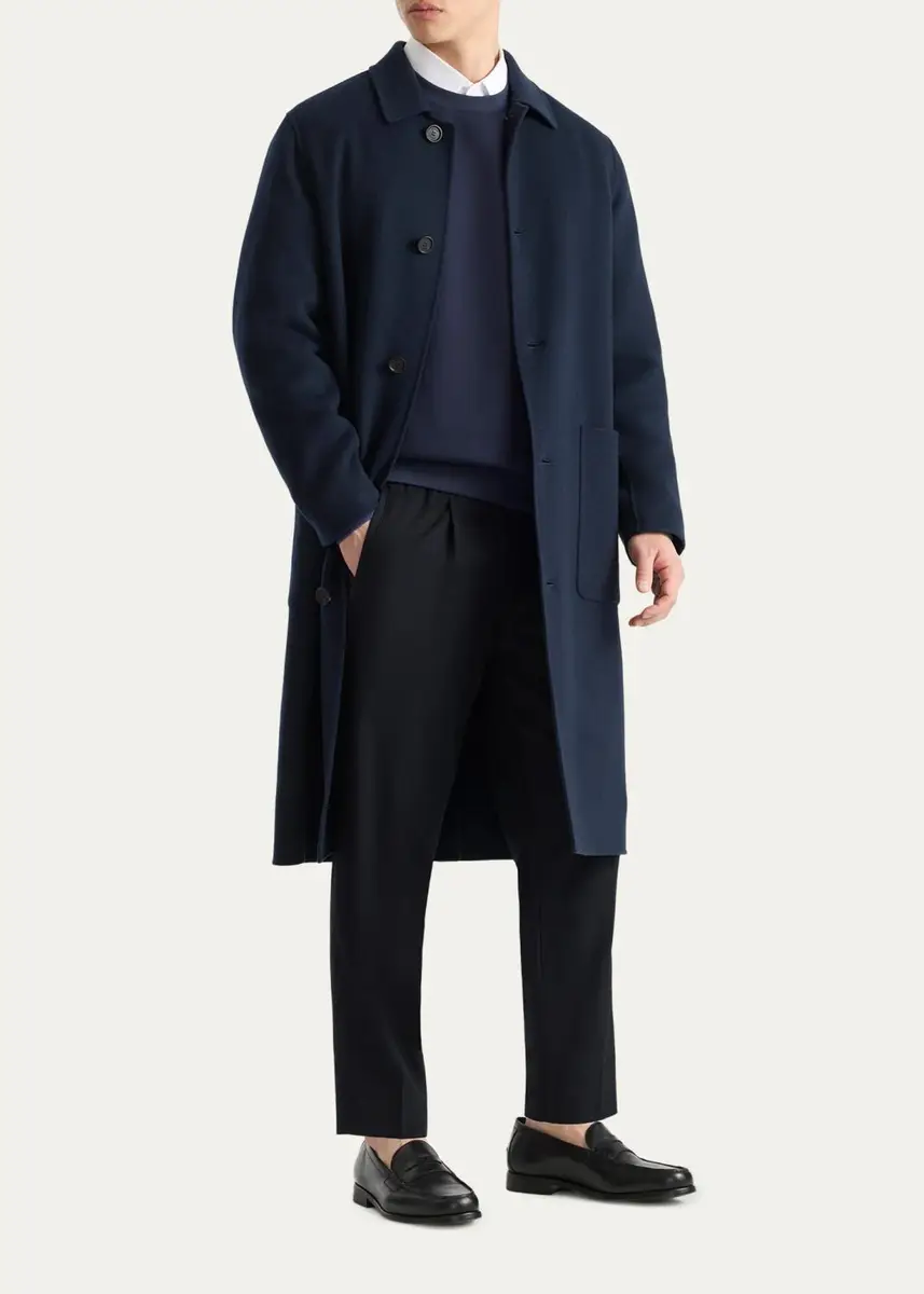 Mackage Men's Beckett Handmade Wool Overcoat | Thumbnail 6 Mackage Men's Beckett Handmade Wool Overcoat | Thumbnail 6