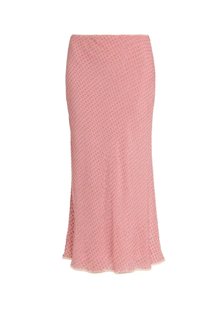 Mariem Fil Coupé Lace-Trim Maxi Skirt Mariem Fil Coupé Lace-Trim Maxi Skirt