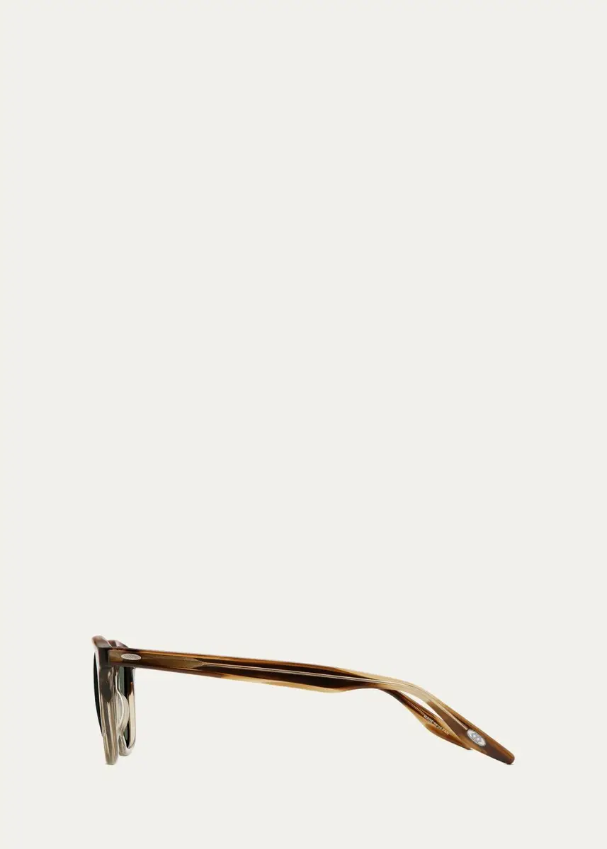 BARTON PERREIRA Men's Dino Acetate Keyhole-Bridge Square Sunglasses | Thumbnail 2 BARTON PERREIRA Men's Dino Acetate Keyhole-Bridge Square Sunglasses | Thumbnail 2