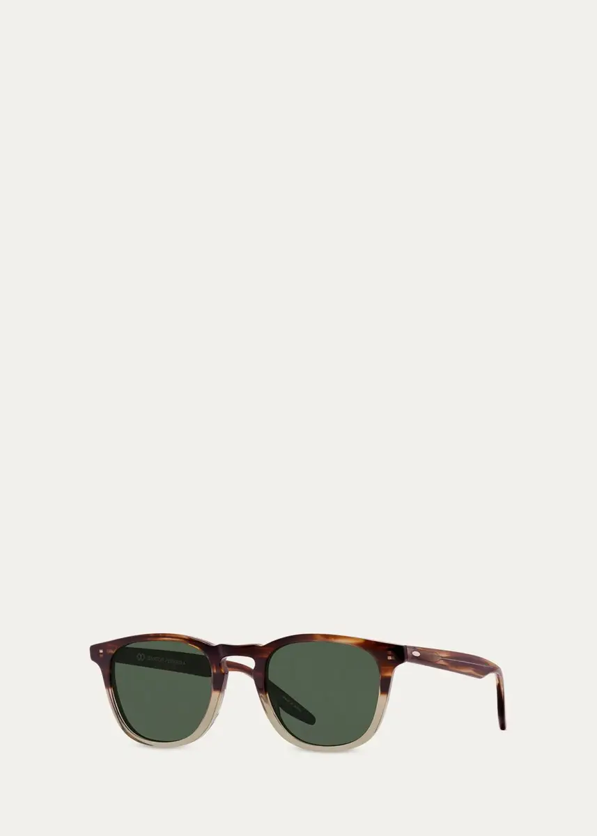 BARTON PERREIRA Men's Dino Acetate Keyhole-Bridge Square Sunglasses | Thumbnail 3 BARTON PERREIRA Men's Dino Acetate Keyhole-Bridge Square Sunglasses | Thumbnail 3