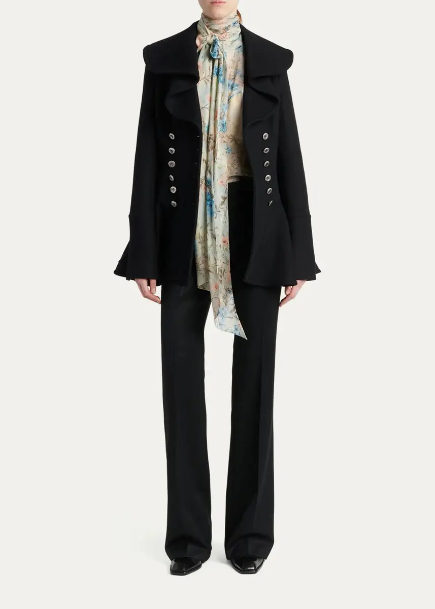 Alexander McQueen Bumster Wool Trousers | Thumbnail 2