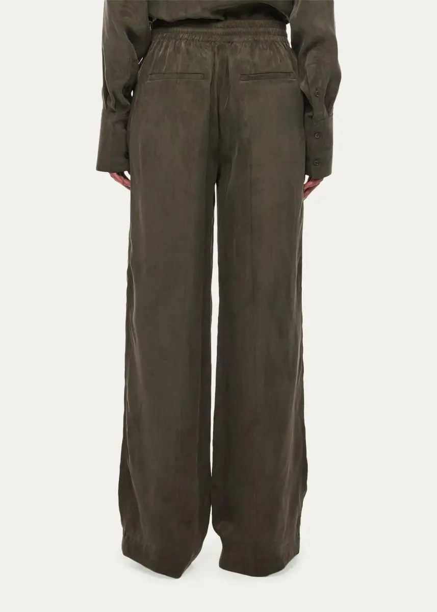 Helmut Lang Elasticized Waistband Straight-Leg Pants | Thumbnail 3