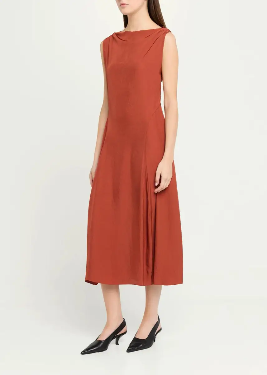 Theory Draped Parachute Dress | Thumbnail 4 Theory Draped Parachute Dress | Thumbnail 4
