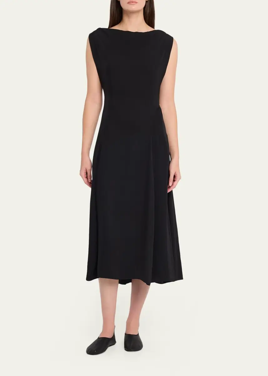 Theory Draped Parachute Dress | Thumbnail 6 Theory Draped Parachute Dress | Thumbnail 6