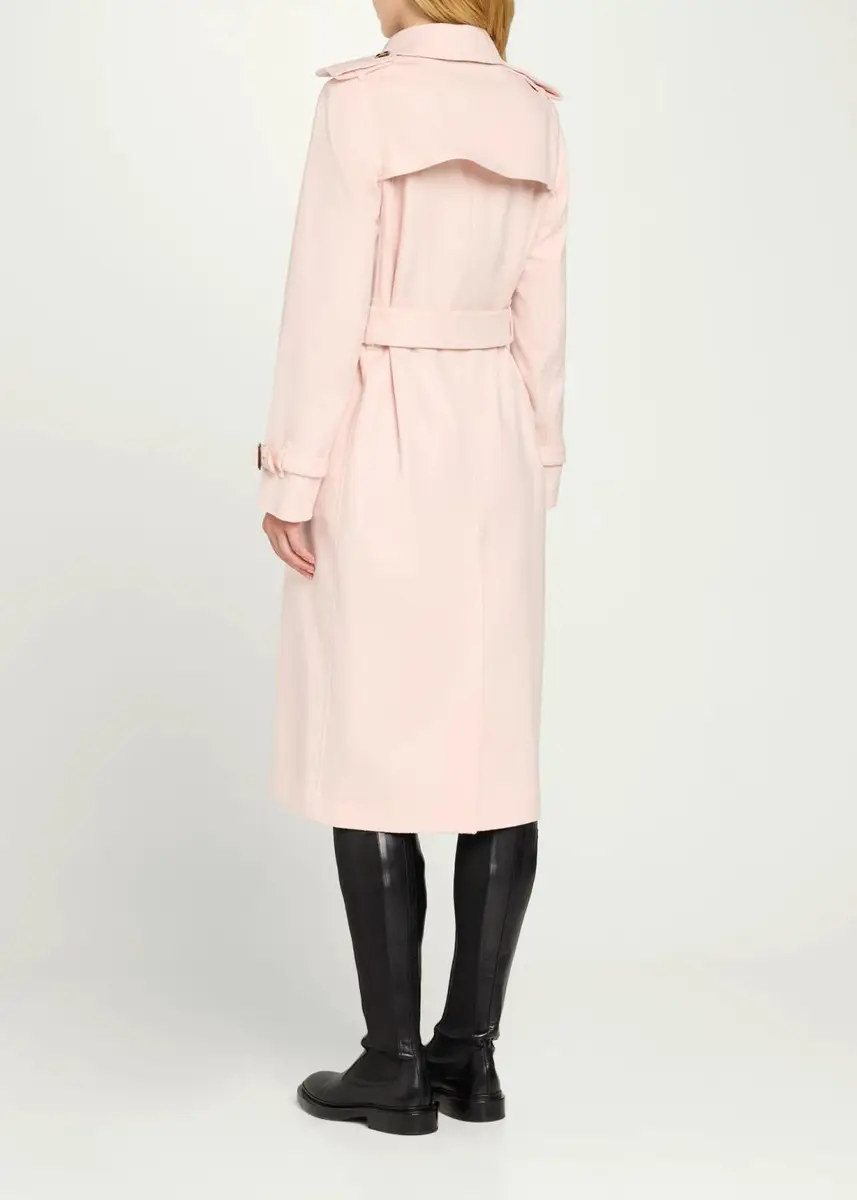 Burberry Kensington Double-Breasted Trench Coat in Brushed Cashmere | Thumbnail 3 Burberry Kensington Double-Breasted Trench Coat in Brushed Cashmere | Thumbnail 3