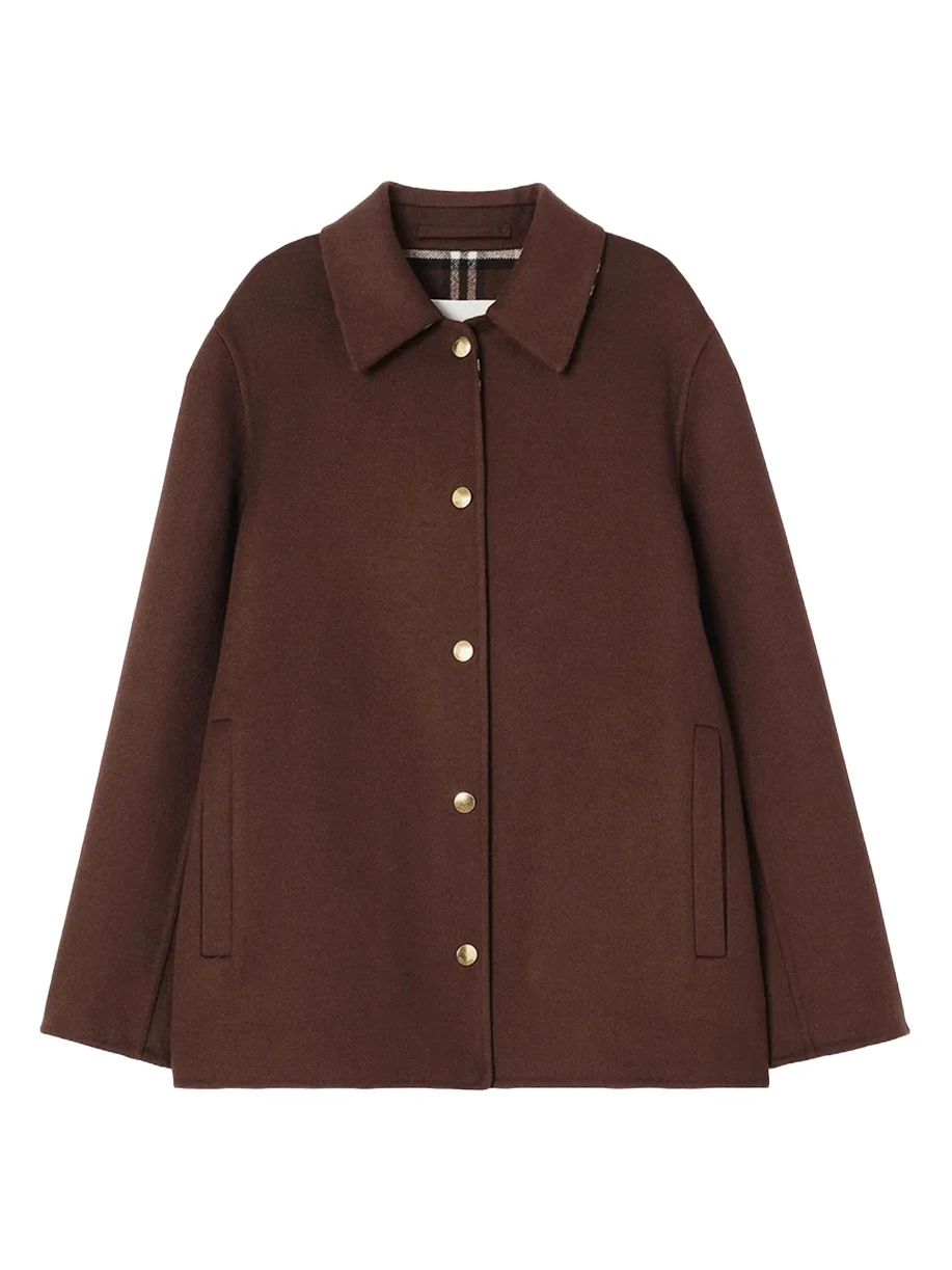 Lancashire Check Wool Twill Single-Breasted Jacket Lancashire Check Wool Twill Single-Breasted Jacket