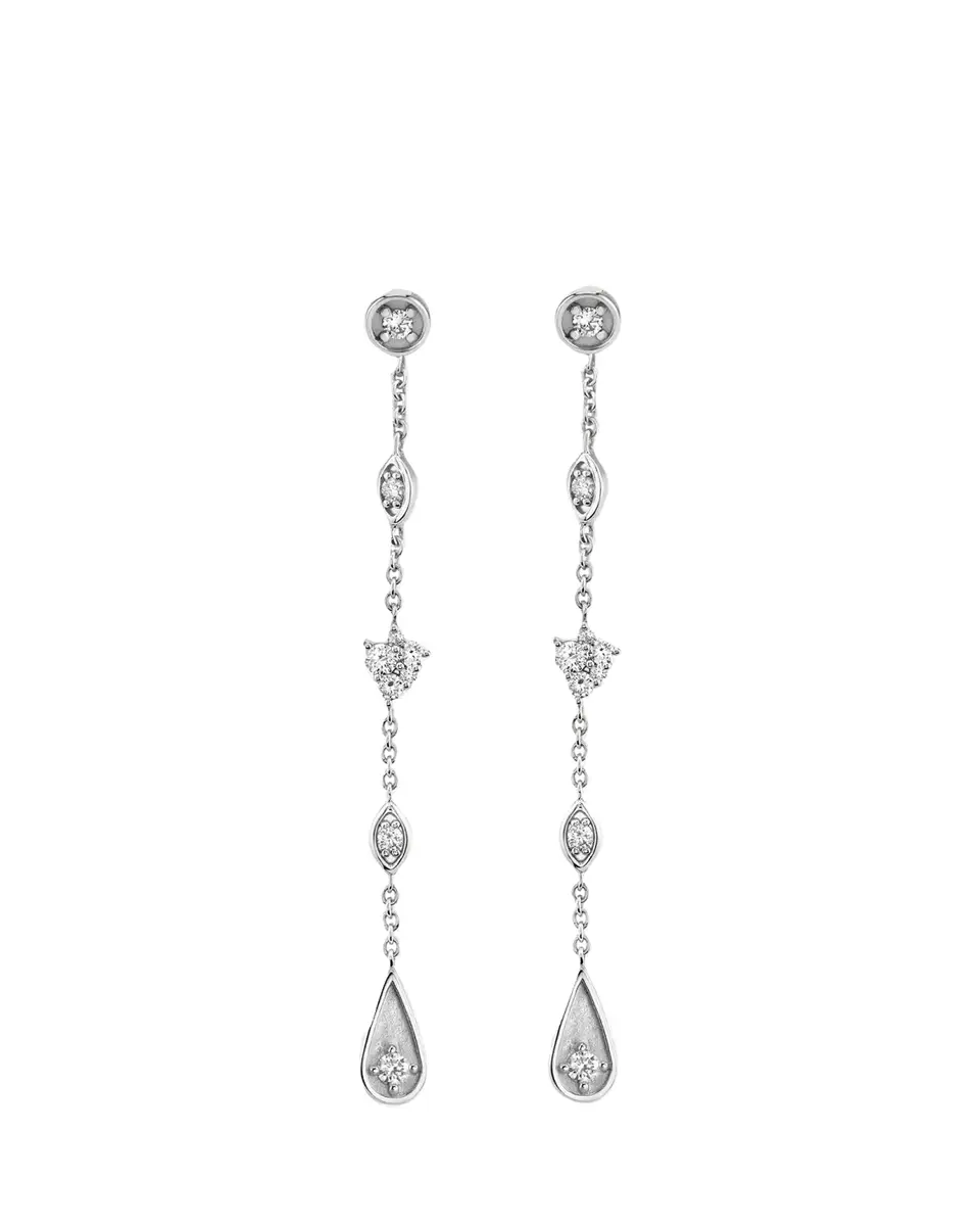 Sydney Evan 14K White Gold & 0.314 TCW Diamond Earrings | Thumbnail 2 Sydney Evan 14K White Gold & 0.314 TCW Diamond Earrings | Thumbnail 2