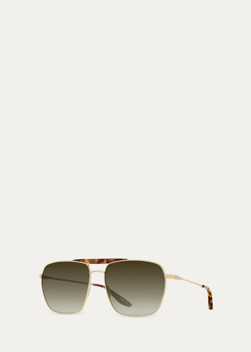 BARTON PERREIRA Men's Bhanot Titanium Aviator Sunglasses | Thumbnail 5 BARTON PERREIRA Men's Bhanot Titanium Aviator Sunglasses | Thumbnail 5