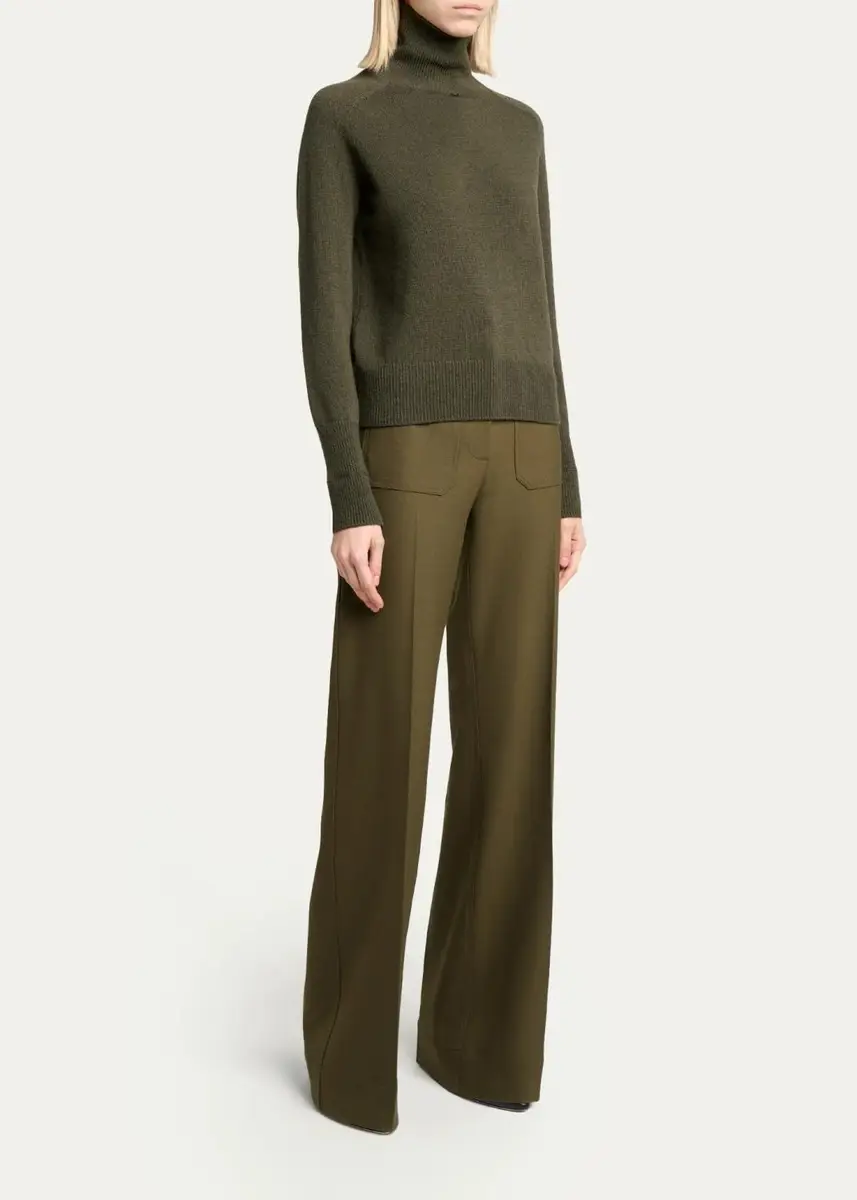 Victoria Beckham Marie Merino Wool Turtleneck Sweater | Thumbnail 2