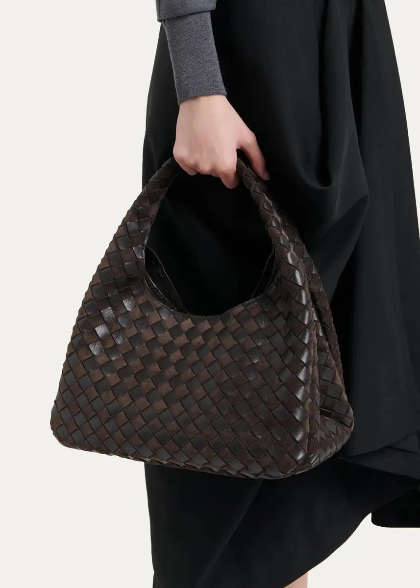Bottega Veneta Large Campana Large Leather Shoulder Bag | Thumbnail 2