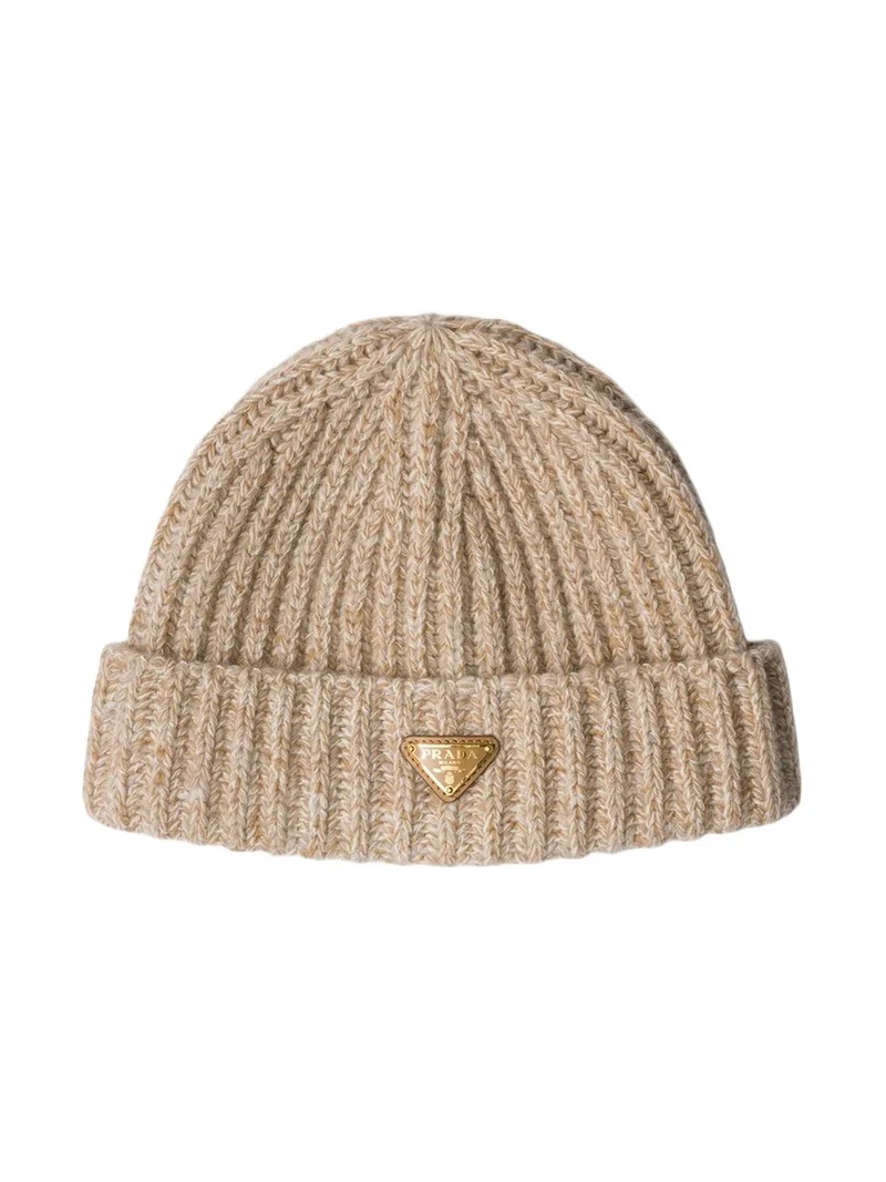 Cashmere-Wool Rib Knit Beanie Cashmere-Wool Rib Knit Beanie