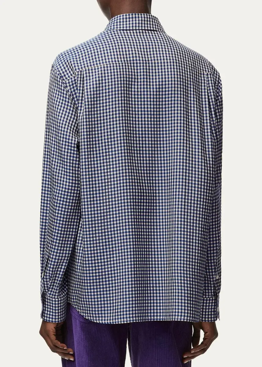 Loewe Gingham Button-Front Shirt | Thumbnail 3 Loewe Gingham Button-Front Shirt | Thumbnail 3