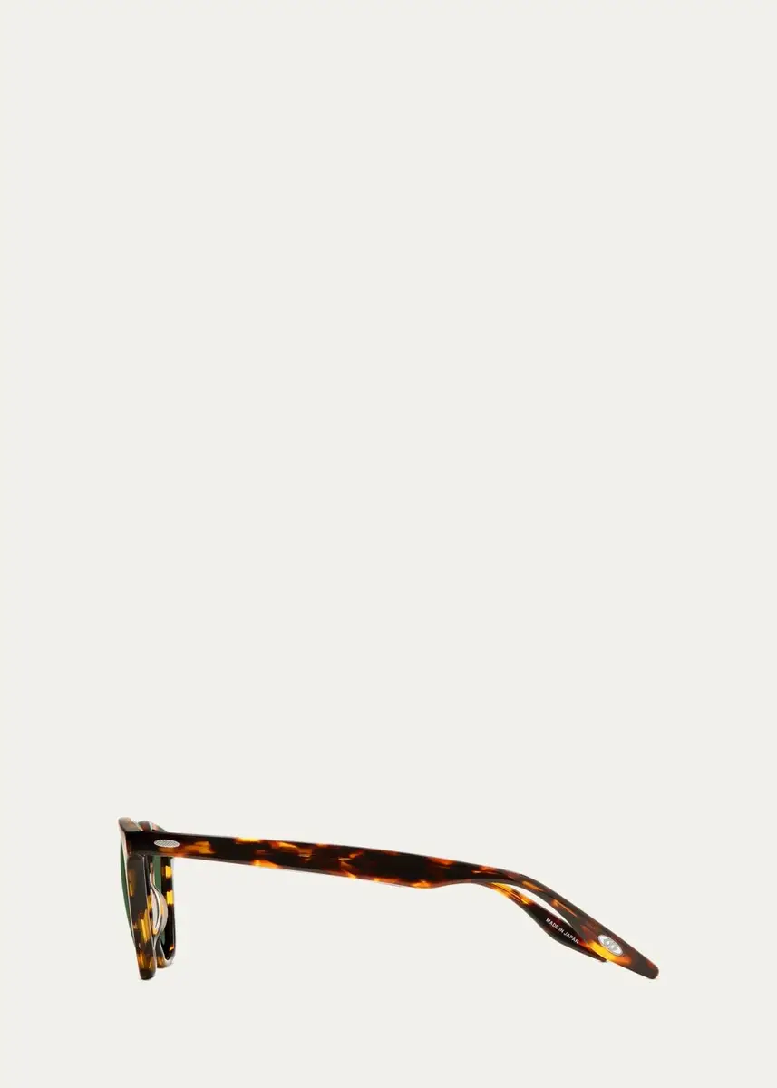 BARTON PERREIRA Men's Dino Keyhole-Bridge Rounded Square Sunglasses | Thumbnail 2 BARTON PERREIRA Men's Dino Keyhole-Bridge Rounded Square Sunglasses | Thumbnail 2