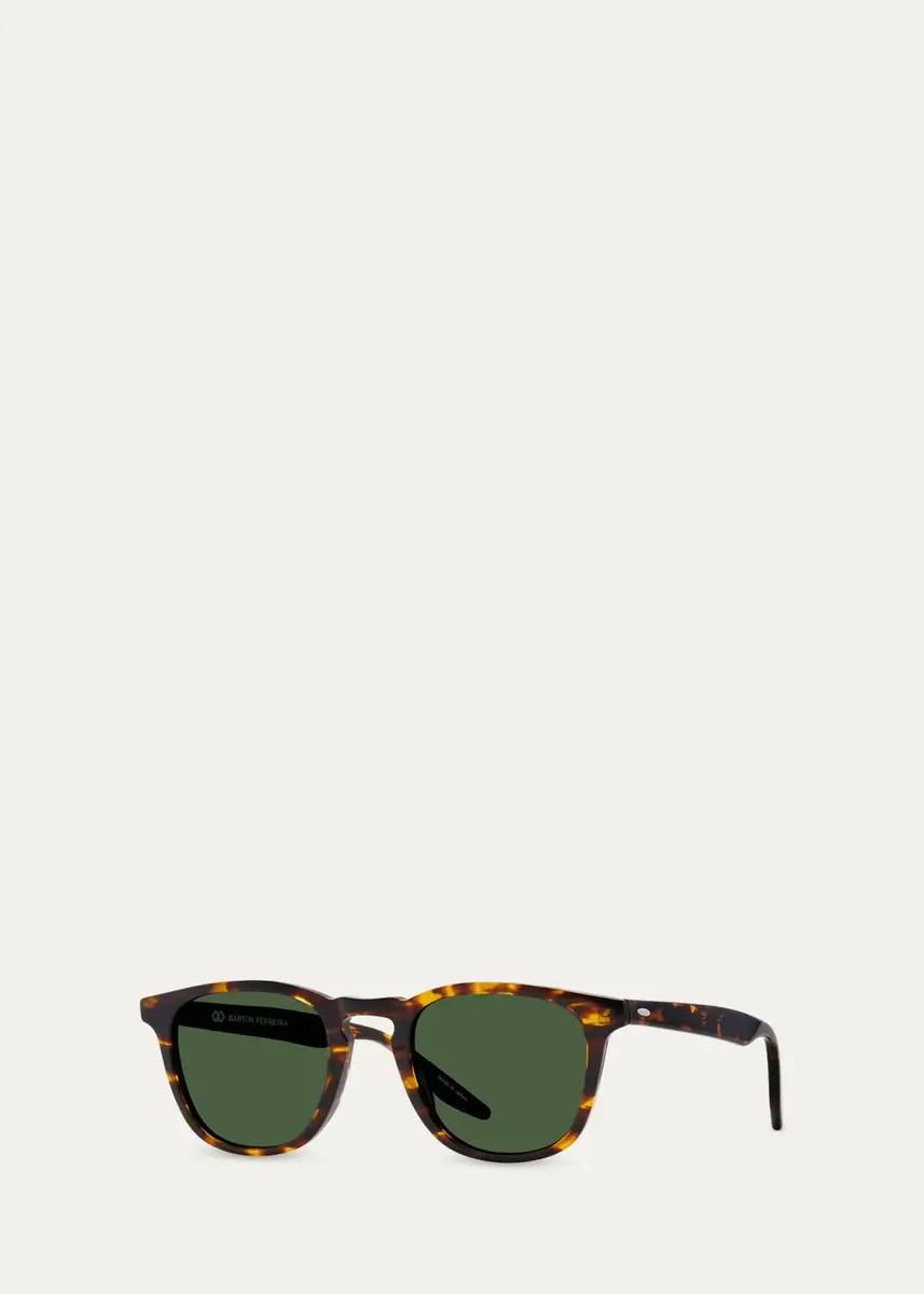BARTON PERREIRA Men's Dino Keyhole-Bridge Rounded Square Sunglasses | Thumbnail 3 BARTON PERREIRA Men's Dino Keyhole-Bridge Rounded Square Sunglasses | Thumbnail 3