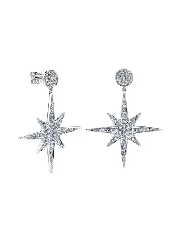 14K Yellow Gold & 1.078 TCW Diamond Stardust Drop Earrings 14K Yellow Gold & 1.078 TCW Diamond Stardust Drop Earrings