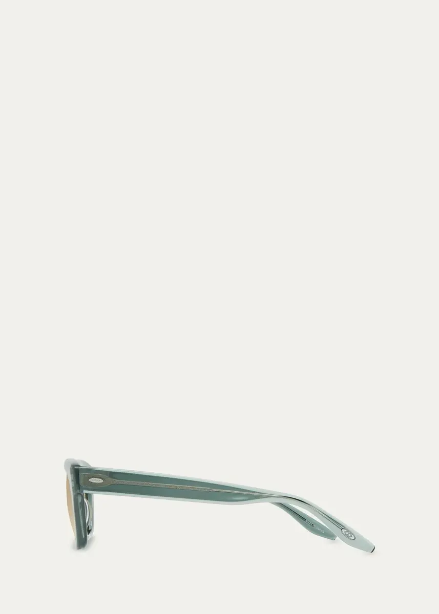 BARTON PERREIRA Men's Butzi Acetate Rectangular Sunglasses | Thumbnail 5