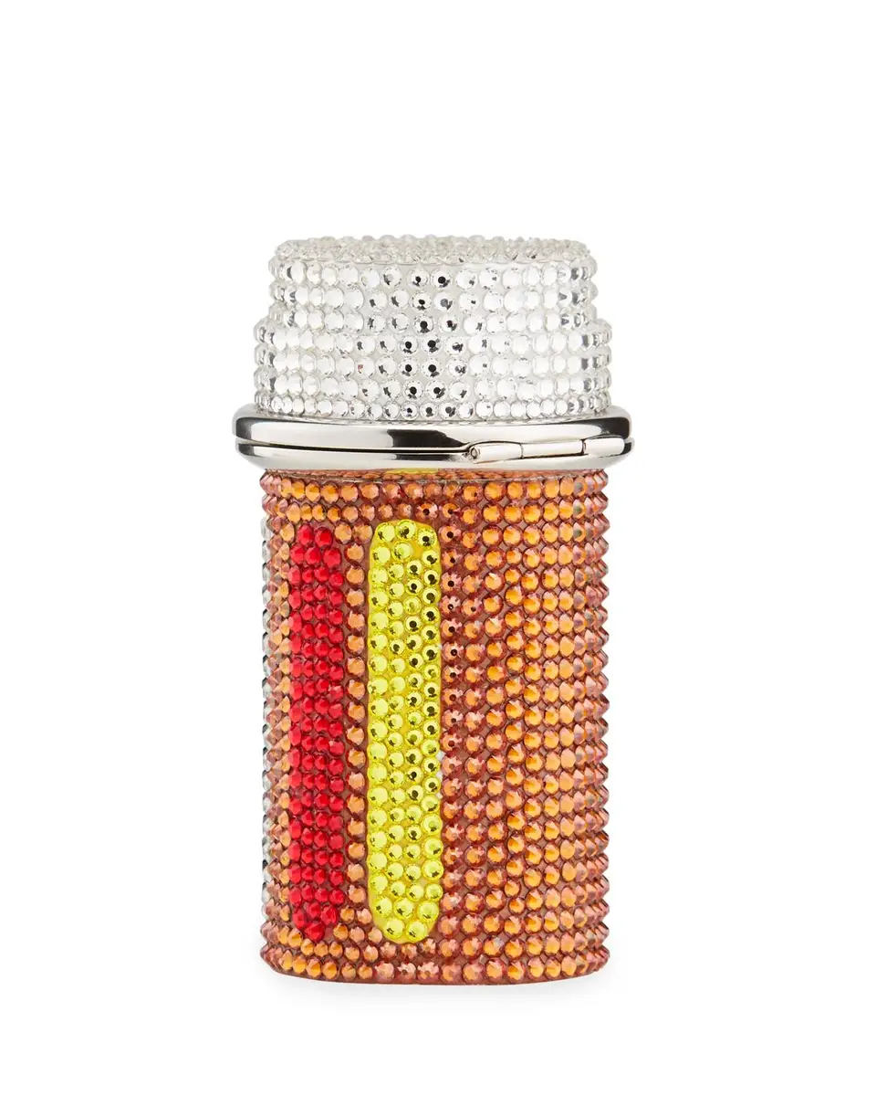 Judith Leiber Couture Prescription Bottle RX Crystal Pillbox | Thumbnail 3