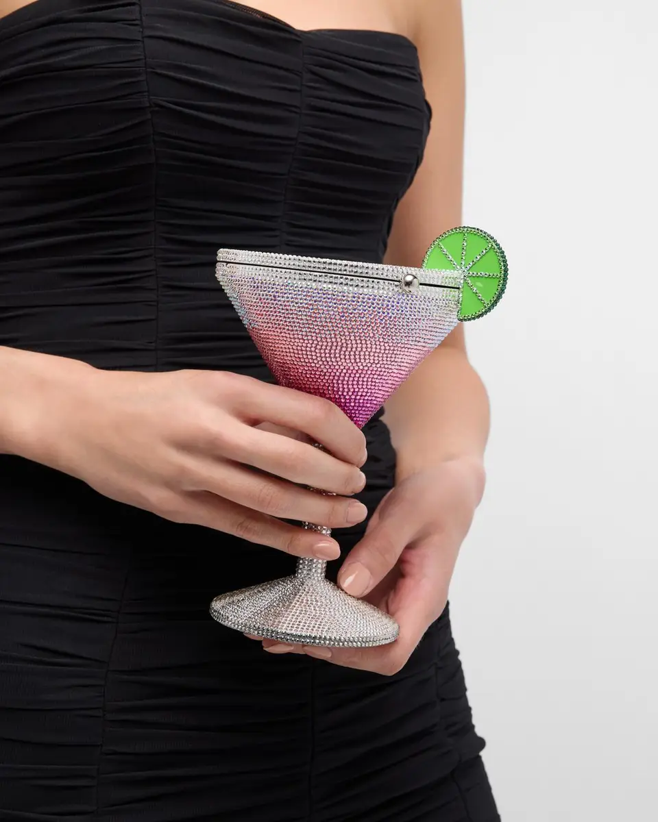 Judith Leiber Couture Martini Cosmopolitan Crystal Clutch Minaudiere | Thumbnail 2